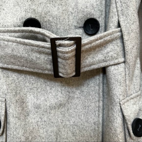 Calvin Klein Grey Wool Blend Coat - Picture 4 of 14